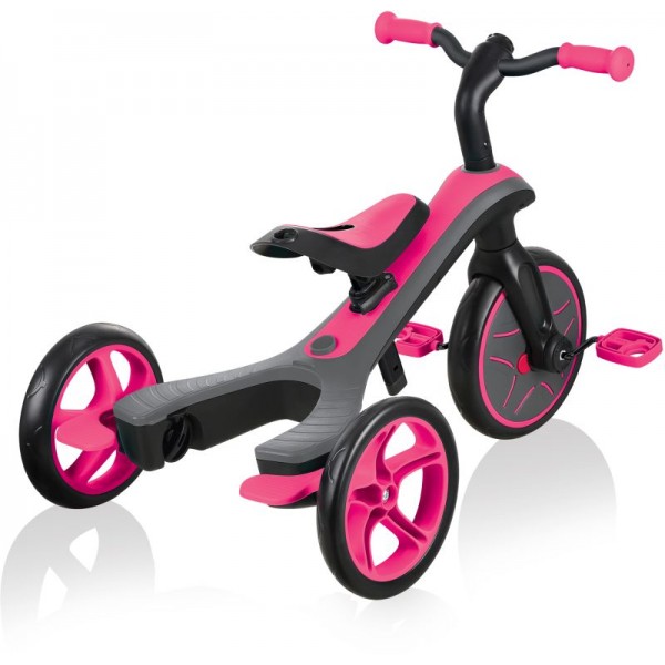 ΠΟΔΗΛΑΤΟ ΤΡΙΚΥΚΛΟ Globber Trike Explorer 4in1 Fuchsia Pink (632-110)