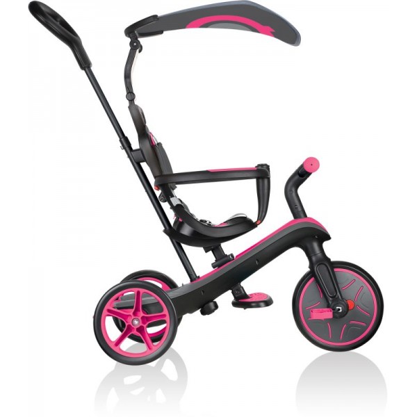 ΠΟΔΗΛΑΤΟ ΤΡΙΚΥΚΛΟ Globber Trike Explorer 4in1 Fuchsia Pink (632-110)