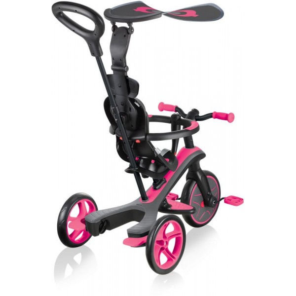 ΠΟΔΗΛΑΤΟ ΤΡΙΚΥΚΛΟ Globber Trike Explorer 4in1 Fuchsia Pink (632-110)