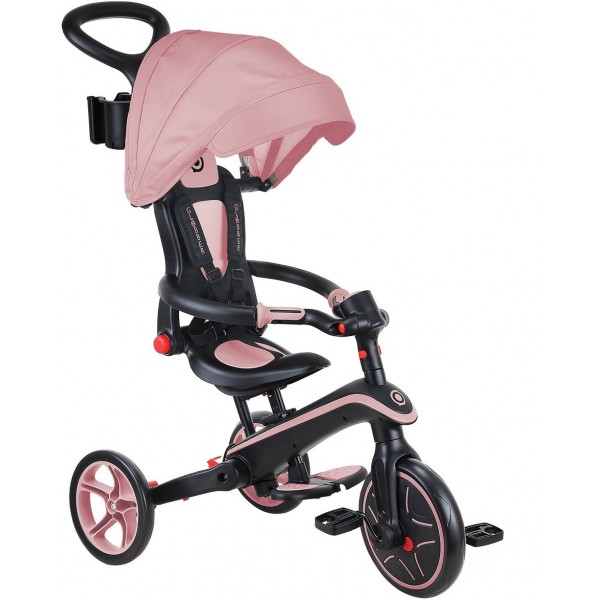 ΠΟΔΗΛΑΤΟ ΤΡΙΚΥΚΛΟ Globber Trike Explorer Foldable 4 In 1 Pastel Pink  (732-210)