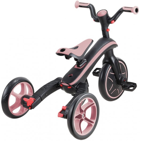 ΠΟΔΗΛΑΤΟ ΤΡΙΚΥΚΛΟ Globber Trike Explorer Foldable 4 In 1 Pastel Pink  (732-210)