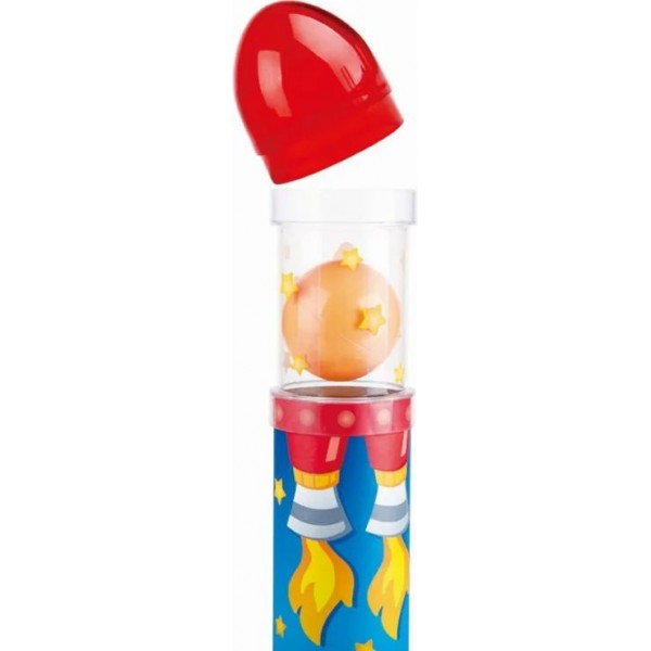 Hape Early Explorer Ξύλινος Πύραυλος Ball Air Stacker (E0387B)