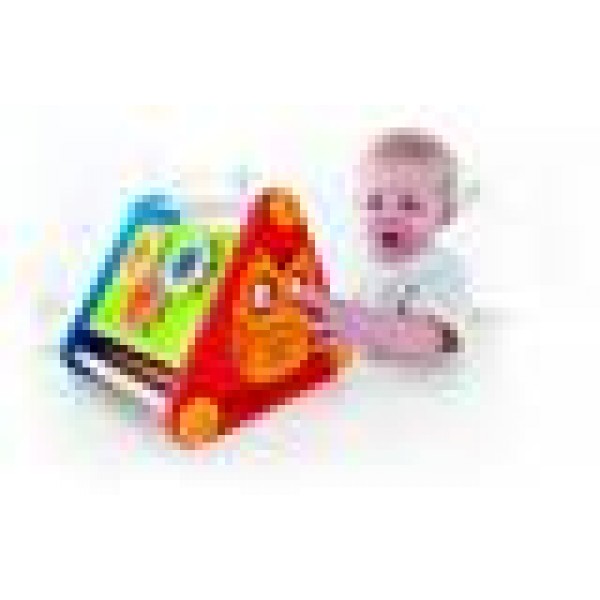 Hape Take-Along Activity Box  - Φορητό Κουτί Δραστηριοτήτων Με μπάλλες,Τουβλάκια,Χρωματιστούς Λαβύρινθους,Κίνηση & Καθρέπτη (E0434A)