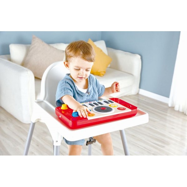 Hape Learn with Lights Drum -Σετ DJ & Μουσική Κονσόλα με Πλήκτρα-1Τεμ. (E0621A)