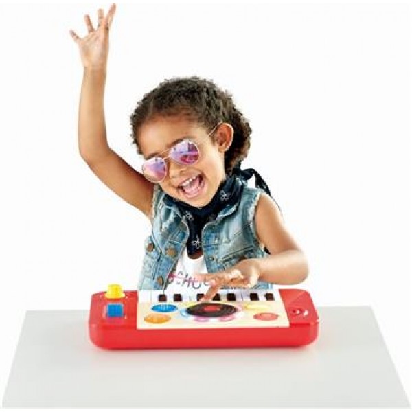 Hape Learn with Lights Drum -Σετ DJ & Μουσική Κονσόλα με Πλήκτρα-1Τεμ. (E0621A)