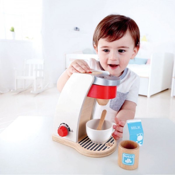 Hape Playfully Delicious My Coffee Machine - Η Πρώτη Μου Καφετιέρα - 6Τεμ. (E3146A)