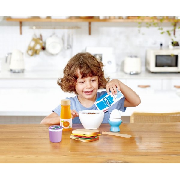 Hape Delicious Breakfast Playset - Πεντανόστιμο Πρωινό - 13 Τεμ.(E3172A)