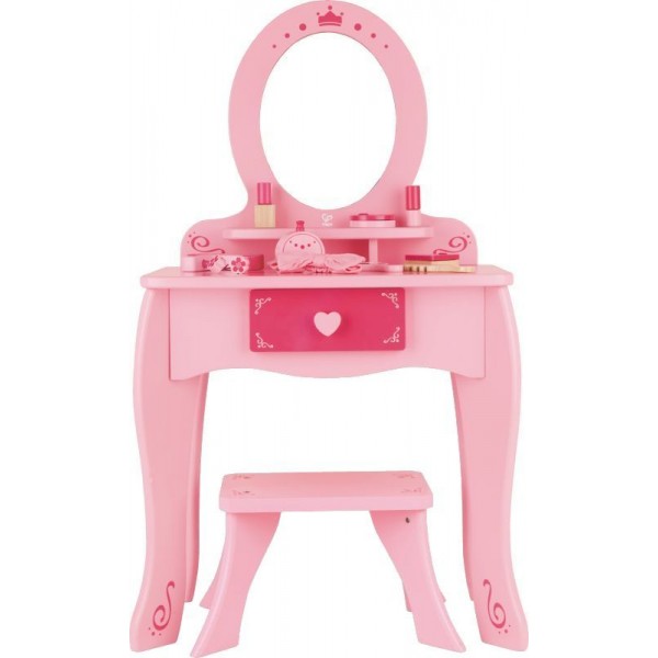 Hape Tickled Pink Girl's Vanity - Μπουντουάρ Ομορφιάς 13Τεμ. (E8350A)