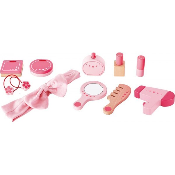 Hape Tickled Pink Girl's Vanity - Μπουντουάρ Ομορφιάς 13Τεμ. (E8350A)