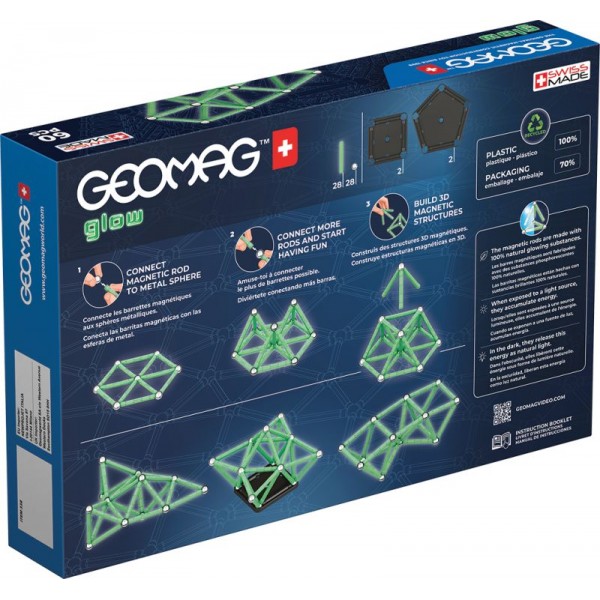 Geomag Σετ Glow 60-Green (PF.523.338.00)