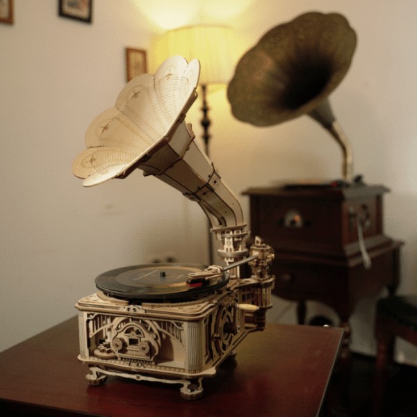 3D Παζλ Κατασκευή ROBOTIME CLASSICAL GRAMOPHONE LKB01