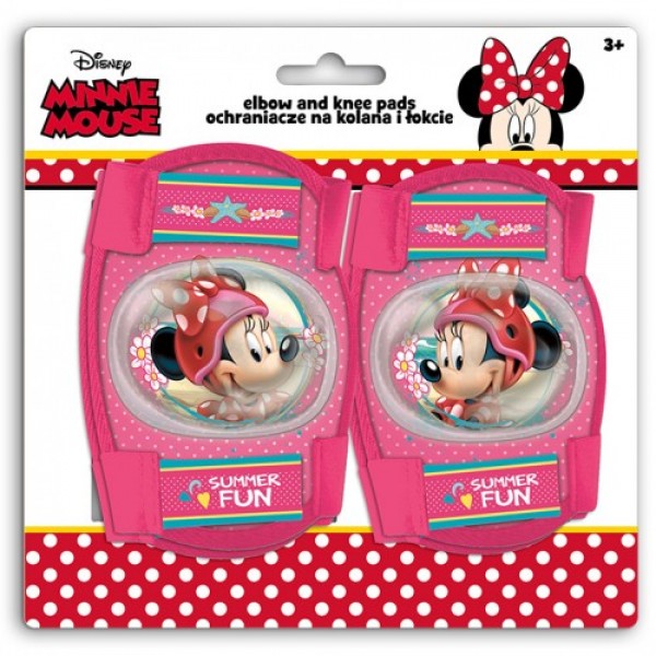 Σετ προστατευτικών αξεσουάρ για παιδιά Disney Minnie (Επιαγκωνίδες - Επιγονατίδες) 93-9009