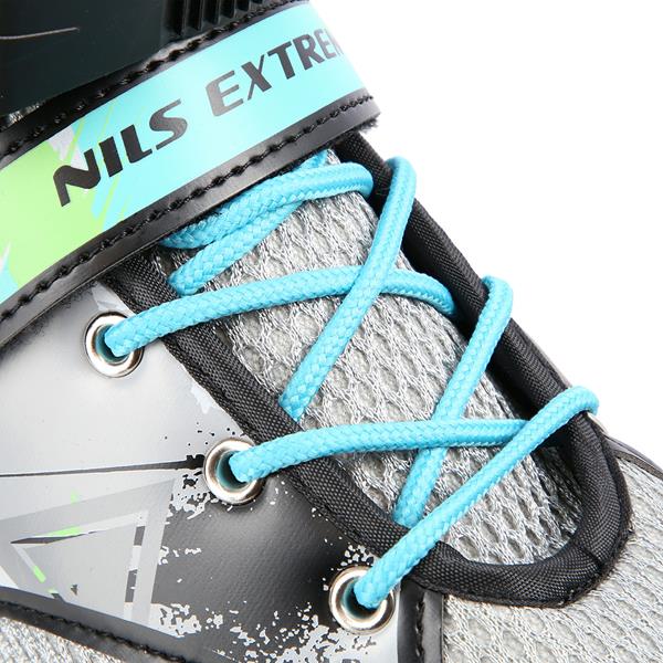 Rollers Αυξομειούμενα πατίνια INLINE SKATES NILS EXTREME ΜΑΥΡΟ NA10602A