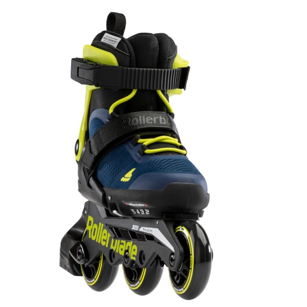 Rollers Αυξομειούμενα Microblade 3WD 2021, Blue Royal/Lime 43.071044