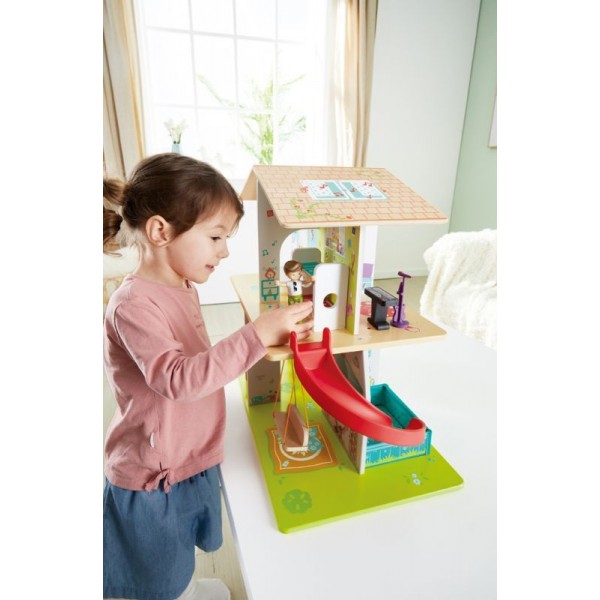 Hape Musical Dollhouse - Μουσικό Κουκλόσπιτο (E3411A)