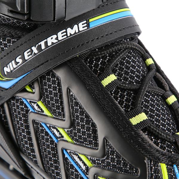 Rollers Αυξομειούμενα πατίνια Μαύρο/Λαχανί IN-LINE SKATES NILS EXTREME NA1128