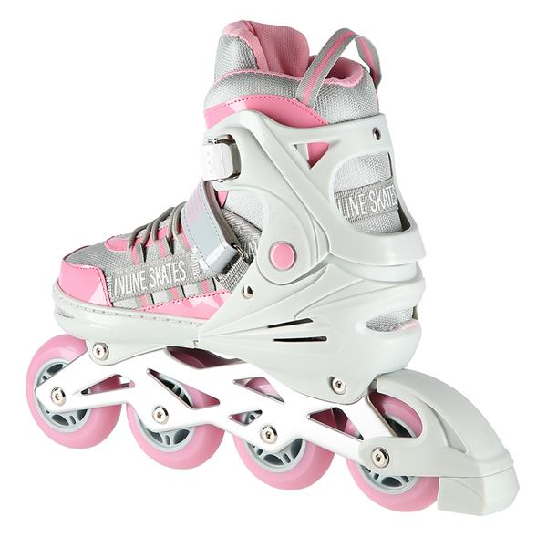 Rollers Αυξομειούμενα πατίνια Ροζ IN-LINE SKATES NILS EXTREME NA1186