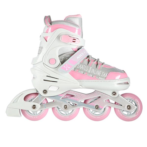 Rollers Αυξομειούμενα πατίνια Ροζ IN-LINE SKATES NILS EXTREME NA1186