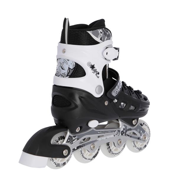 Rollers Αυξομειούμενα πατίνια 4 σε1 ΜΑΥΡΟ INLINE SKATES NILS EXTREME  NH10905B