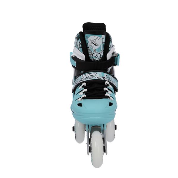 Rollers Αυξομειούμενα πατίνια 4 σε1 ΓΑΛΑΖΙΟ INLINE SKATES NILS EXTREME  NH10905BL