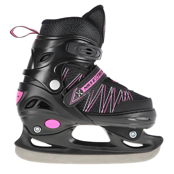 Rollers Αυξομειούμενα πατίνια 2 σε1 Μαύρο/Ροζ IN-LINE SKATES/HOCKEY ICE SKATES NH11912