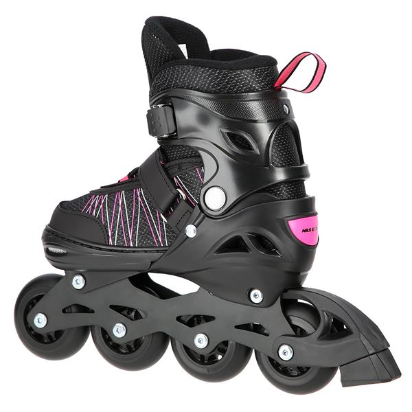 Rollers Αυξομειούμενα πατίνια 2 σε1 Μαύρο/Ροζ IN-LINE SKATES/HOCKEY ICE SKATES NH11912