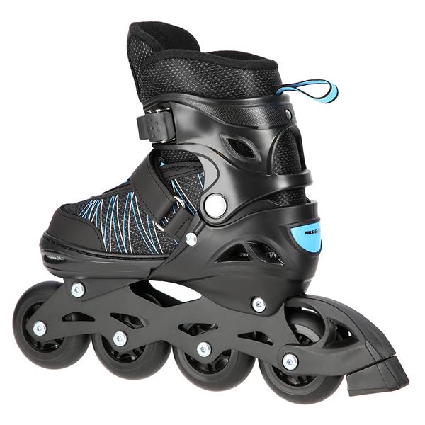 Rollers Αυξομειούμενα πατίνια 2 σε1 Μαύρο/Μπλε IN-LINE SKATES/HOCKEY ICE SKATES NH11912BL