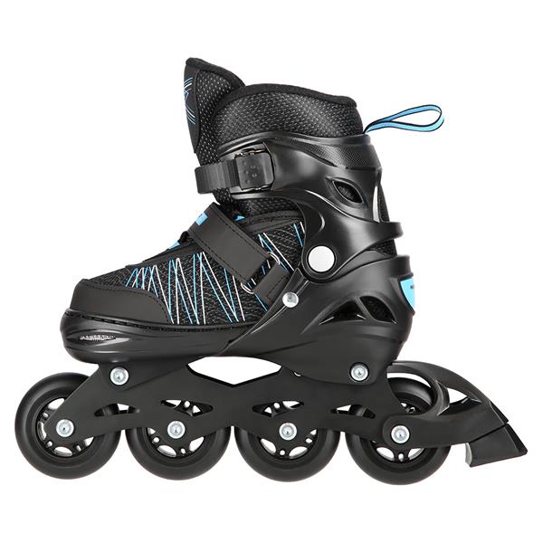 Rollers Αυξομειούμενα πατίνια 2 σε1 Μαύρο/Μπλε IN-LINE SKATES/HOCKEY ICE SKATES NH11912BL