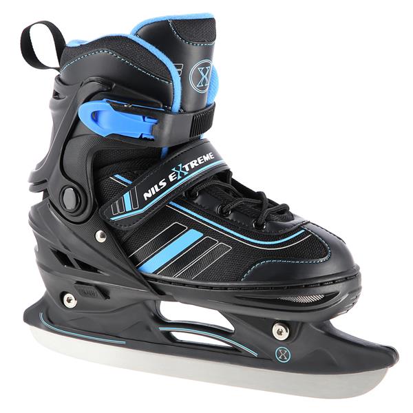 Rollers Αυξομειούμενα πατίνια 2 ΣΕ 1 Μαύρο/Μπλε IN-LINE SKATES/HOCKEY ICE SKATES NH18191BL