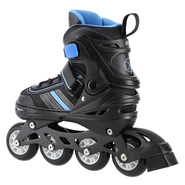 Rollers Αυξομειούμενα πατίνια 2 ΣΕ 1 Μαύρο/Μπλε IN-LINE SKATES/HOCKEY ICE SKATES NH18191BL