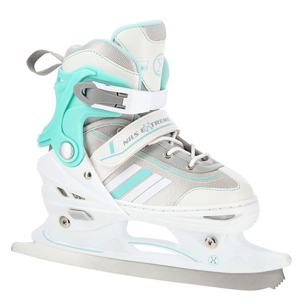 Rollers Αυξομειούμενα πατίνια 2 ΣΕ 1 Άσπρο/Μπλε IN-LINE SKATES/HOCKEY ICE SKATES NH18191W