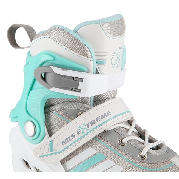 Rollers Αυξομειούμενα πατίνια 2 ΣΕ 1 Άσπρο/Μπλε IN-LINE SKATES/HOCKEY ICE SKATES NH18191W