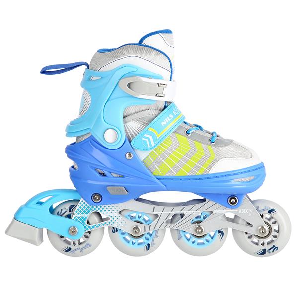 Rollers Αυξομειούμενα πατίνια 4 σε1 Μπλε IN-LINE SKATES/HOCKEY ICE SKATES NH18192BL