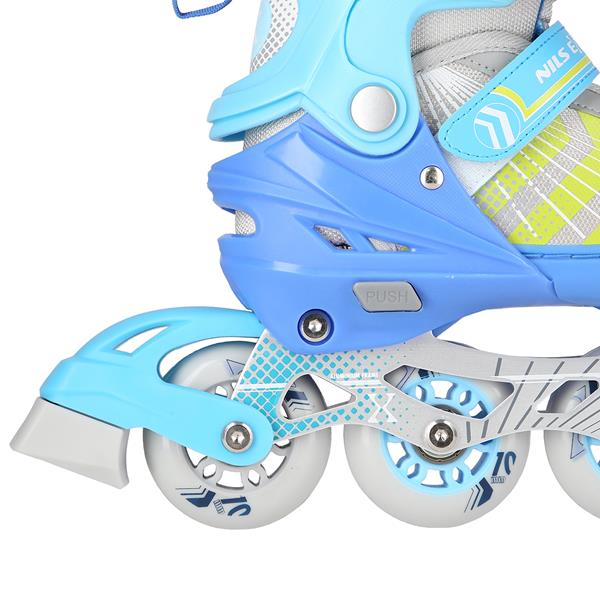 Rollers Αυξομειούμενα πατίνια 4 σε1 Μπλε IN-LINE SKATES/HOCKEY ICE SKATES NH18192BL