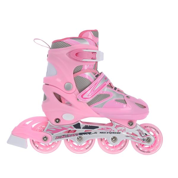 Rollers Αυξομειούμενα πατίνια ΡΟΖ 2 ΣΕ 1  IN-LINE SKATES/HOCKEY ICE SKATES NH18366P