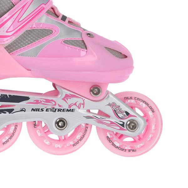 Rollers Αυξομειούμενα πατίνια ΡΟΖ 2 ΣΕ 1  IN-LINE SKATES/HOCKEY ICE SKATES NH18366P