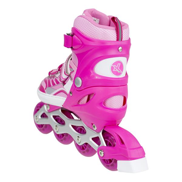 Rollers Αυξομειούμενα πατίνια ΡΟΖ INLINE SKATES NILS EXTREME NJ1828