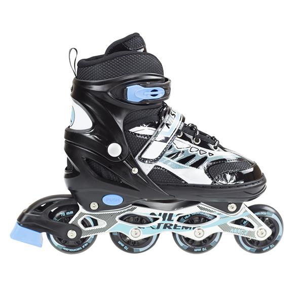 Rollers Αυξομειούμενα πατίνια ΜΑΥΡΟ INLINE SKATES NILS EXTREME NJ1828B