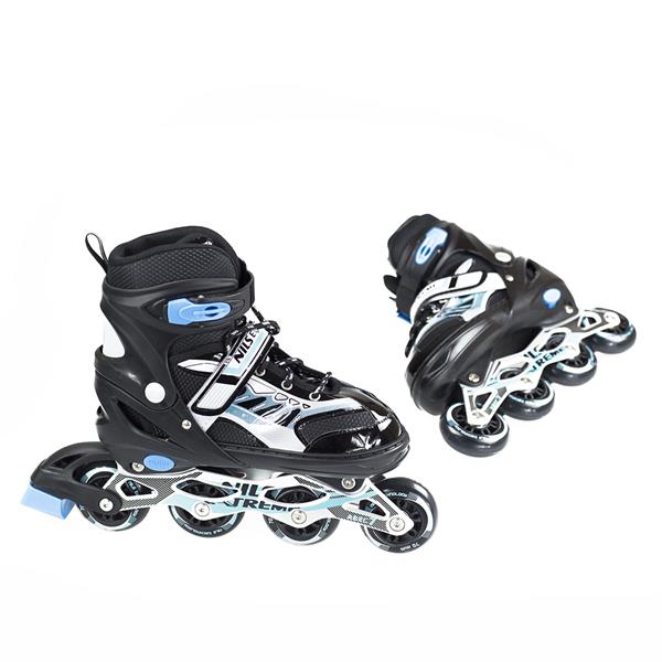 Rollers Αυξομειούμενα πατίνια ΜΑΥΡΟ INLINE SKATES NILS EXTREME NJ1828B