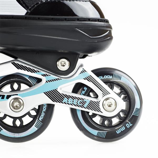 Rollers Αυξομειούμενα πατίνια ΜΑΥΡΟ INLINE SKATES NILS EXTREME NJ1828B