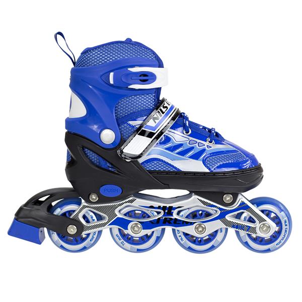 Rollers Αυξομειούμενα πατίνια ΜΠΛΕ INLINE SKATES NILS EXTREME NJ1828BL