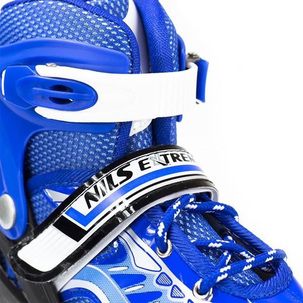 Rollers Αυξομειούμενα πατίνια ΜΠΛΕ INLINE SKATES NILS EXTREME NJ1828BL