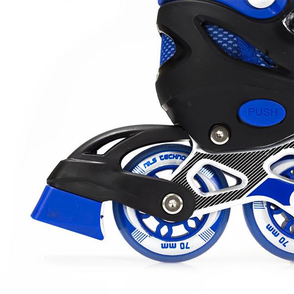 Rollers Αυξομειούμενα πατίνια ΜΠΛΕ INLINE SKATES NILS EXTREME NJ1828BL