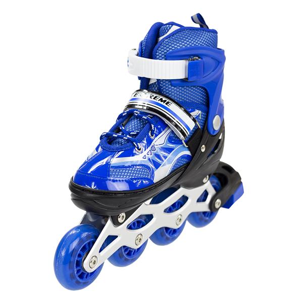 Rollers Αυξομειούμενα πατίνια ΜΠΛΕ INLINE SKATES NILS EXTREME NJ1828BL