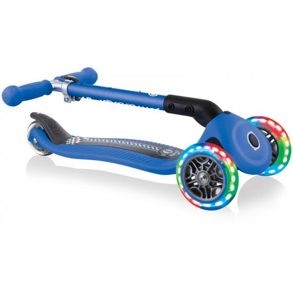 Scooter Πατίνι Junior Foldable Fantasy Lights Racing Navy Blue (433-100)