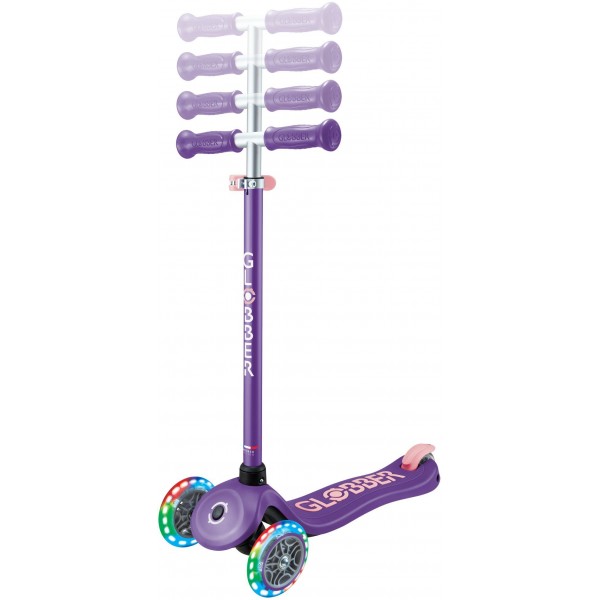 Globber Scooter Primo Plus Lights Purple (442-603-4)