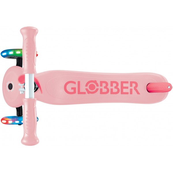 Globber Scooter Primo Plus Lights Pastel Pink (442-710-4)