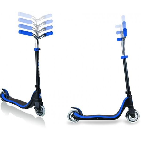 Scooter Πατίνι Globber Flow 125 - Black-Navy Blue (470-100)