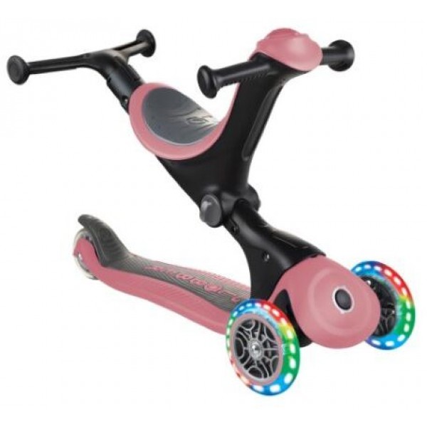 Globber Scooter Go.Up Deluxe Fantasy Lights Pastel Deep Pink (646-210)