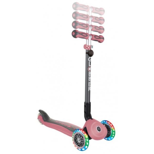 Globber Scooter Go.Up Deluxe Fantasy Lights Pastel Deep Pink (646-210)